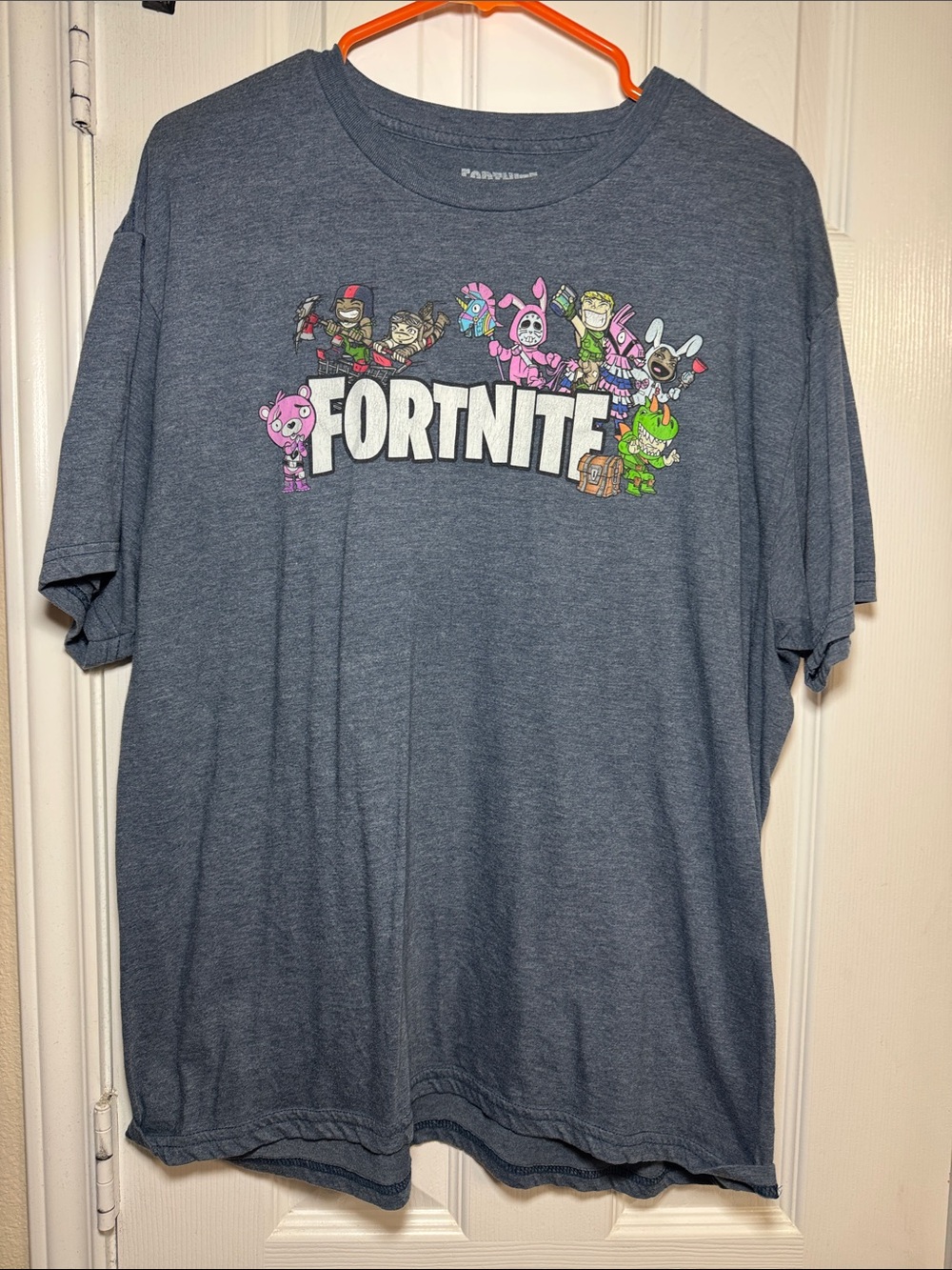 Fortnite Character Logo Short Sleeve Tee - Blue
